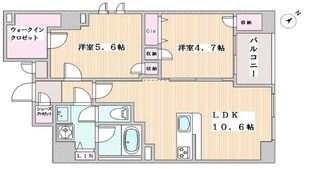 リヴシティ文京春日の物件間取画像